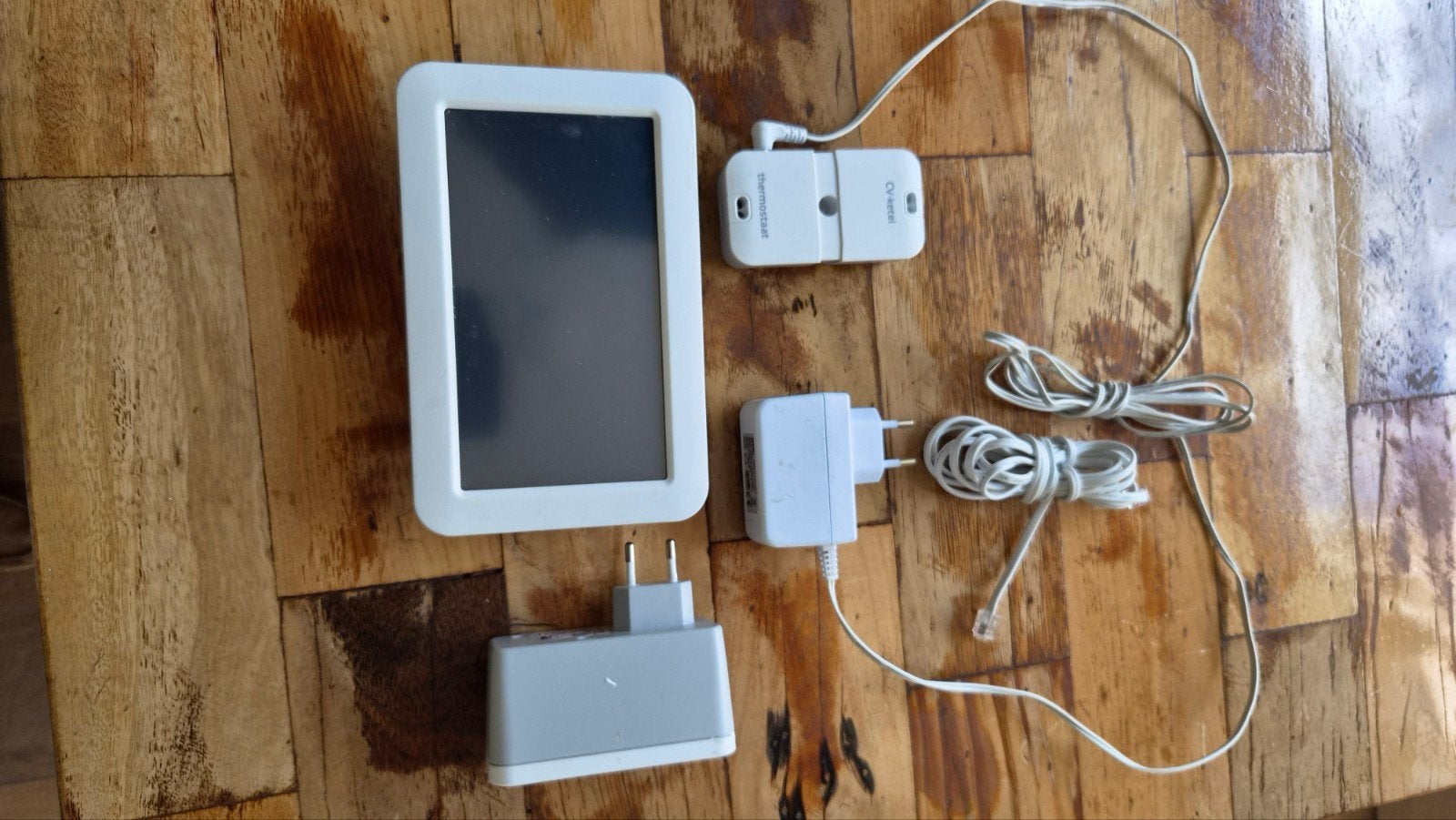 Toon thermostaat met ketelmodule, p1 en adaptor, Doe-het-zelf en Verbouw, Ophalen of Verzenden, Gebruikt