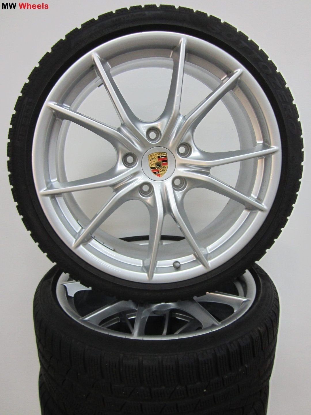 Porsche 20 inch Origineel 911 991 MKII velgen winterbanden, Gebruikt, -, -, Banden en Velgen