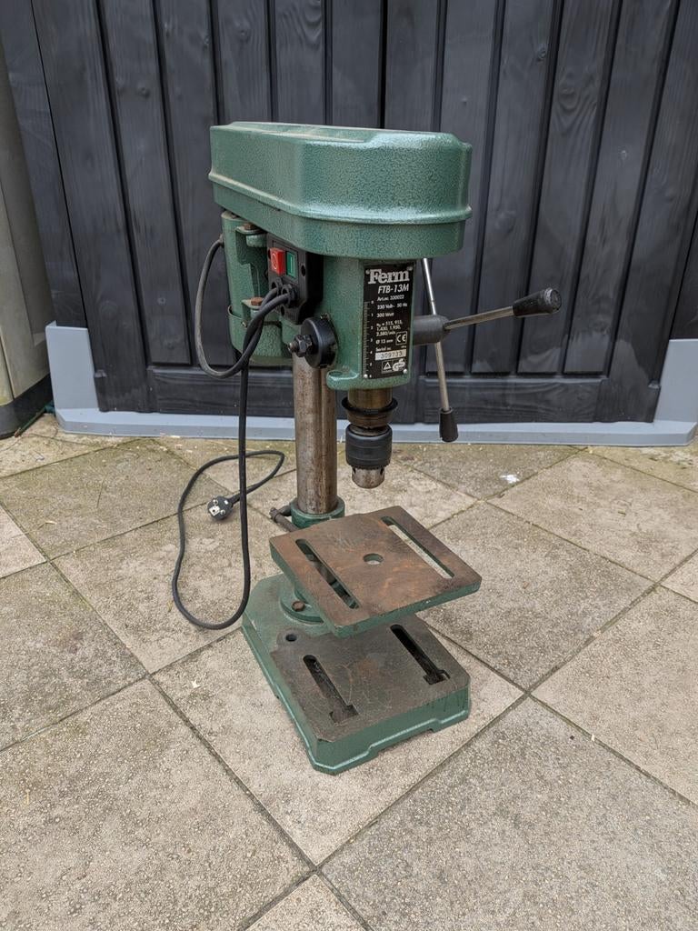 Kolom boor machine, Ophalen, Kolomboormachine