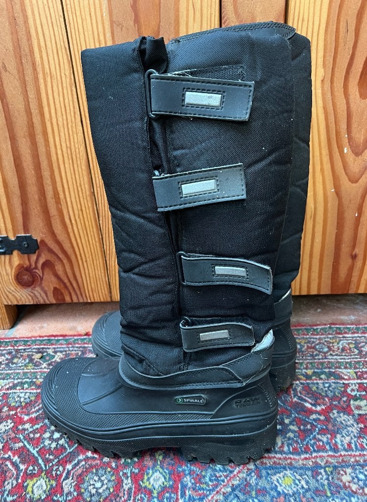 Nette Spirale snowboots winterlaarzen zwart 46, Overige merken, 100 tot 140 cm, Snowboots, Ophalen of Verzenden