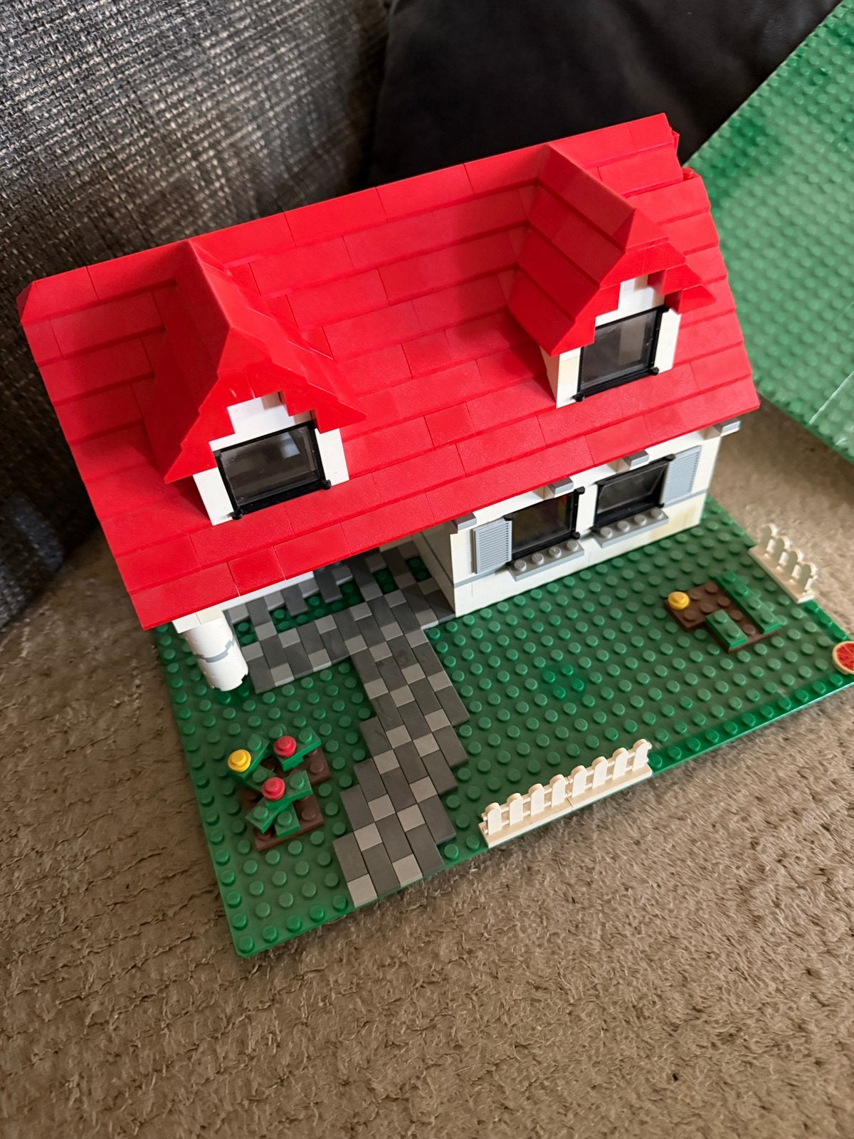 Lego Huis met Tuin en Extra Bouwstenen, Ophalen of Verzenden, Gebruikt, Overige merken
