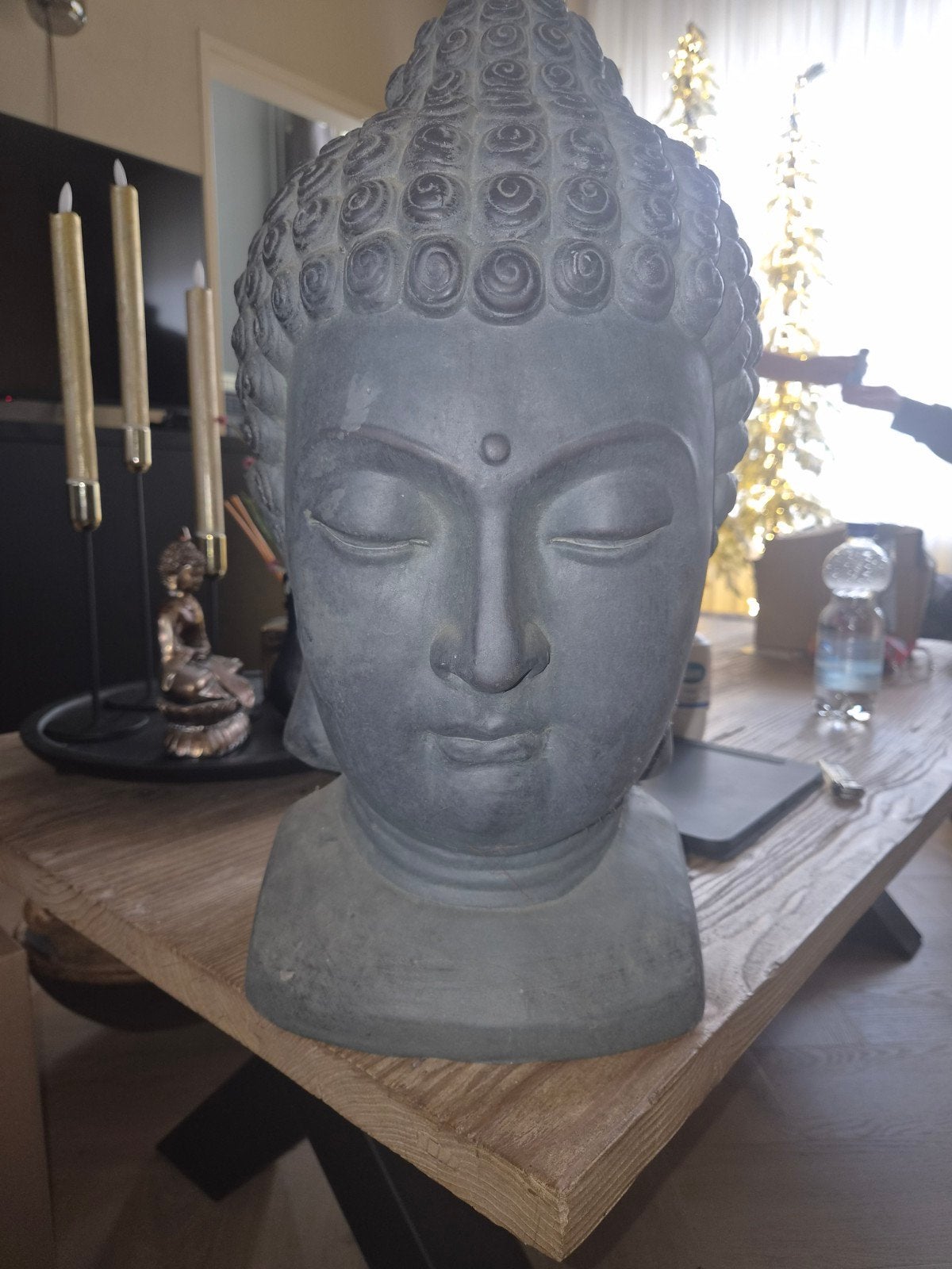 buddba beeld  48 cm hoog, Huis en Inrichting, Woonaccessoires | Boeddhabeelden, Ophalen, Zo goed als nieuw