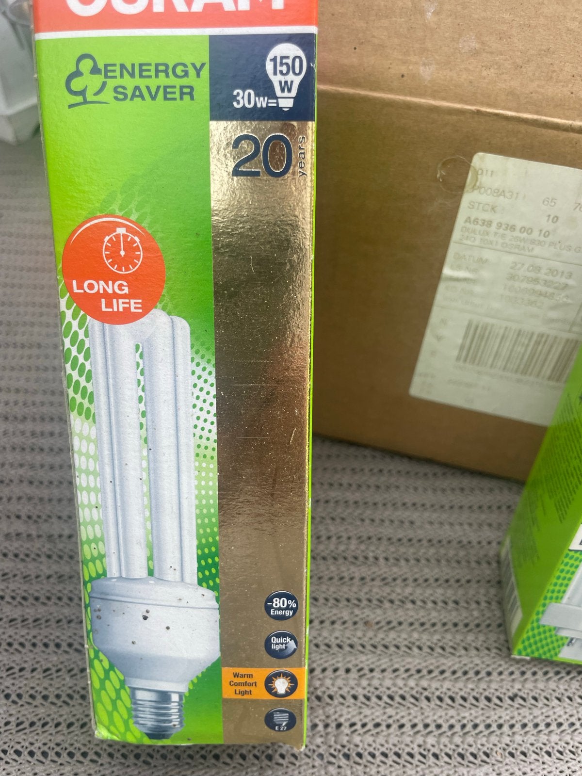 2 doos Osram Energy Saver spaarlamp 26W (vervangt 150W), Ophalen of Verzenden, Nieuw