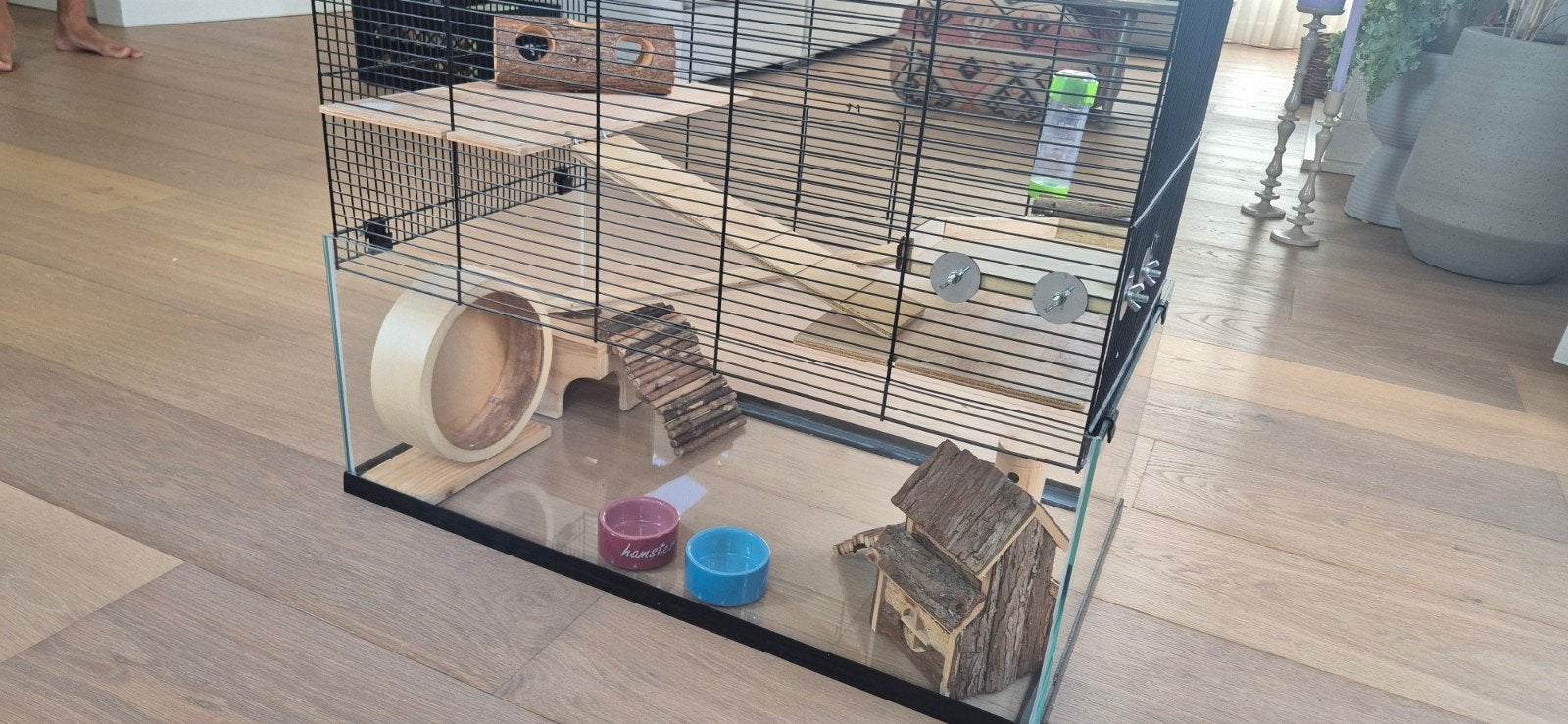 Hamsterkooi, Dieren en Toebehoren, Knaagdieren en Konijnen | Toebehoren, Ophalen, Loopwiel of Rad