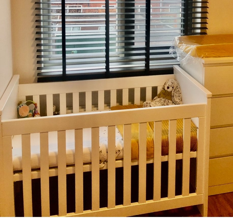 Bopita ledikant/babybed, Ophalen, Zo goed als nieuw, Ledikant