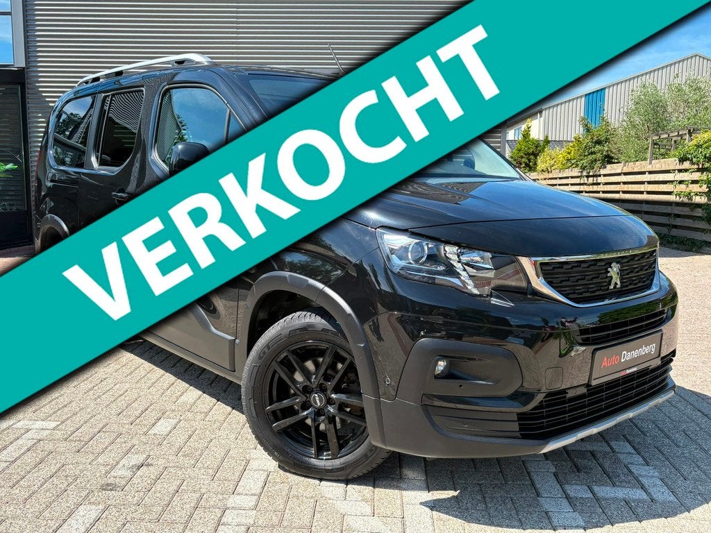 Peugeot Rifter Long 1.2 Puretech Long L2 Allure 7 PERSOONS!, Auto's, Peugeot, Bedrijf, Te koop, Rifter, ABS, Adaptive Cruise Control