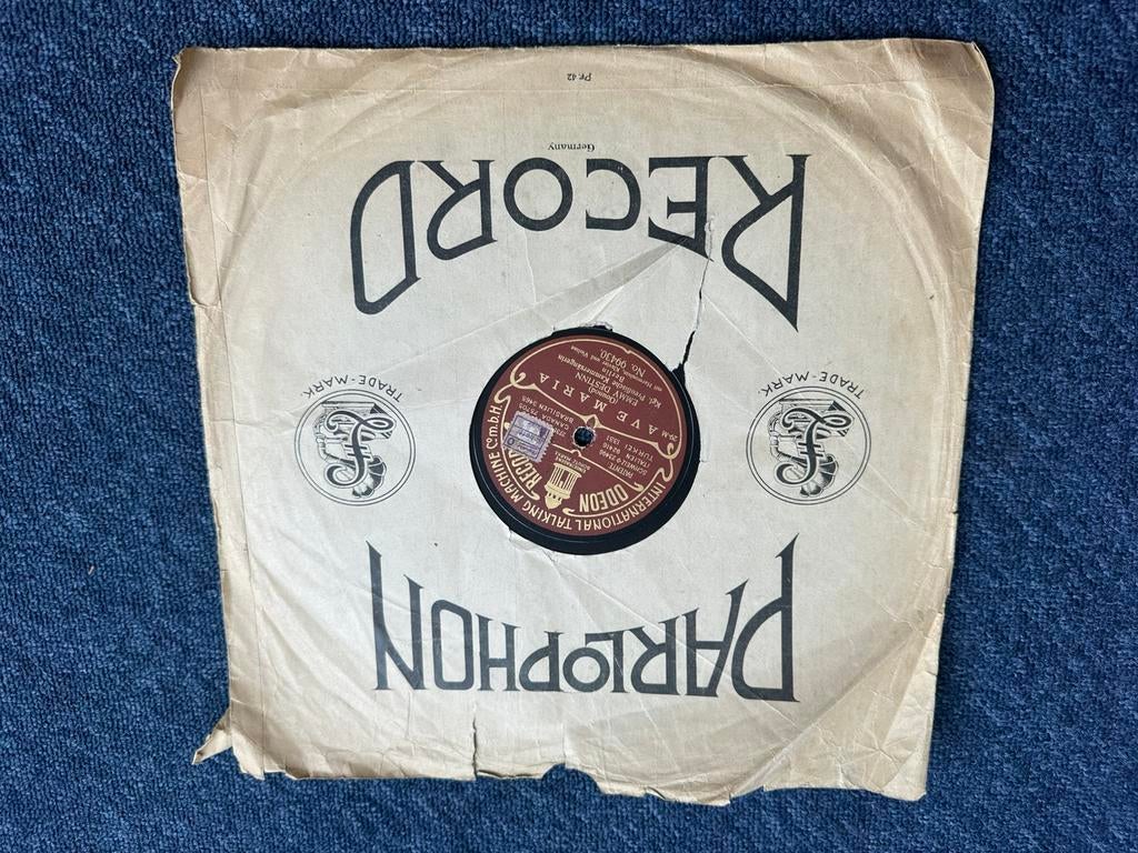 Parlophone Odeon schellak 78 toeren plaat, "Ave Maria", Ophalen of Verzenden