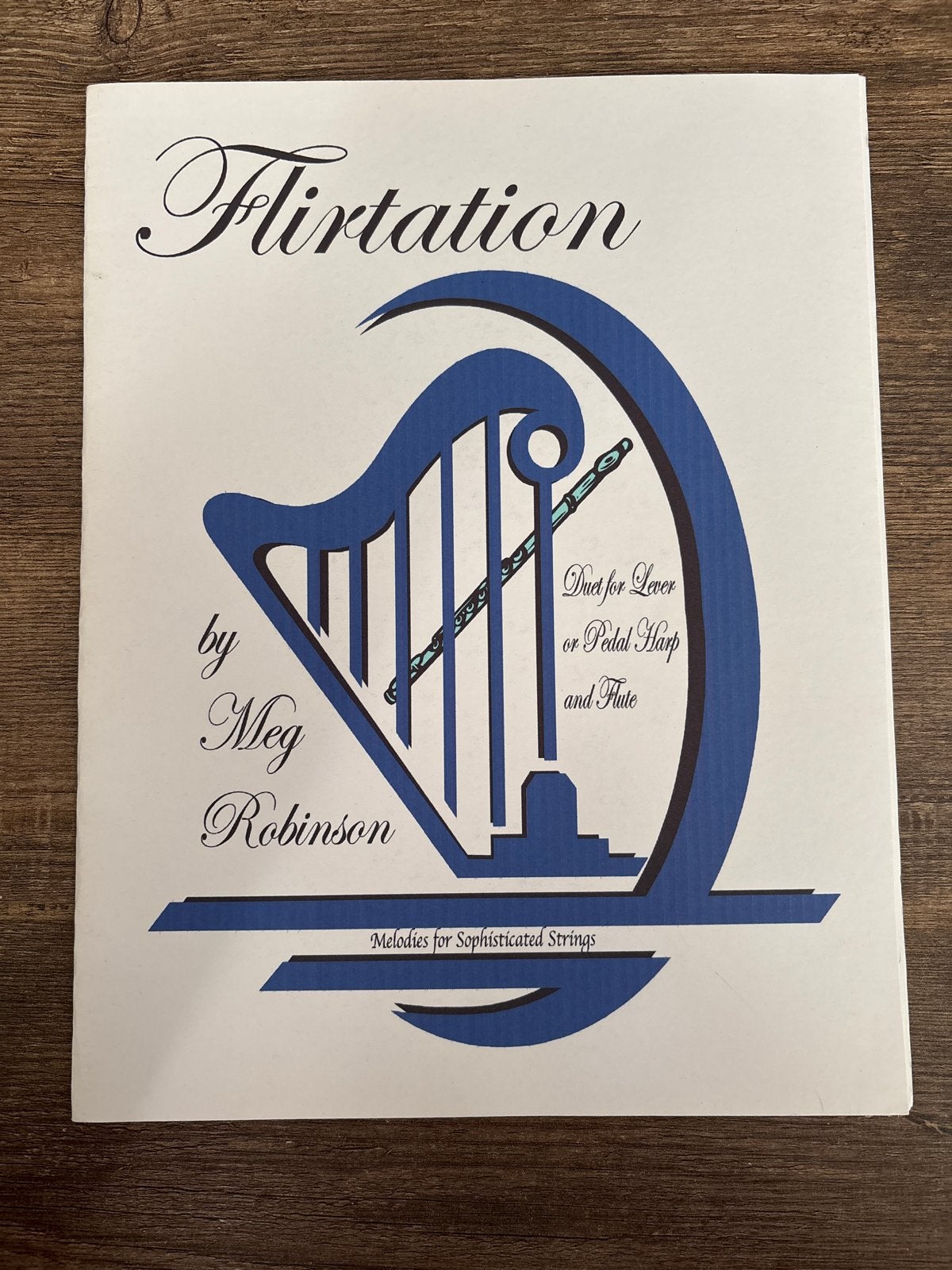 Flirtation - Duet voor Harp en Fluit (Meg Robinson), Muziek en Instrumenten, Klassiek, Dwarsfluit of Piccolo, Ophalen of Verzenden