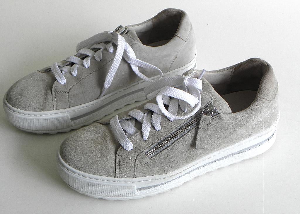 Gabor Comfort Nubuck Sneakers maat 5½  (38½/39) wijdte H, Beige, Gabor, Ophalen of Verzenden, Sneakers of Gympen