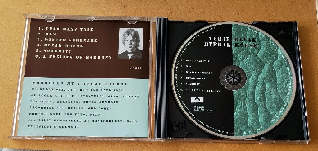 Terje Rypdal - Bleak House CD 1968/1999, Ophalen of Verzenden, Zo goed als nieuw, Jazz