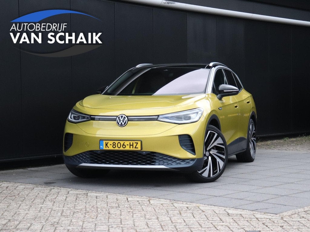 Volkswagen ID.4 Max 77 kWh | MEMORY | PANO | HEAD-UP | 360°, Auto's, Volkswagen, Automaat, Gebruikt, Grijs, 204 pk