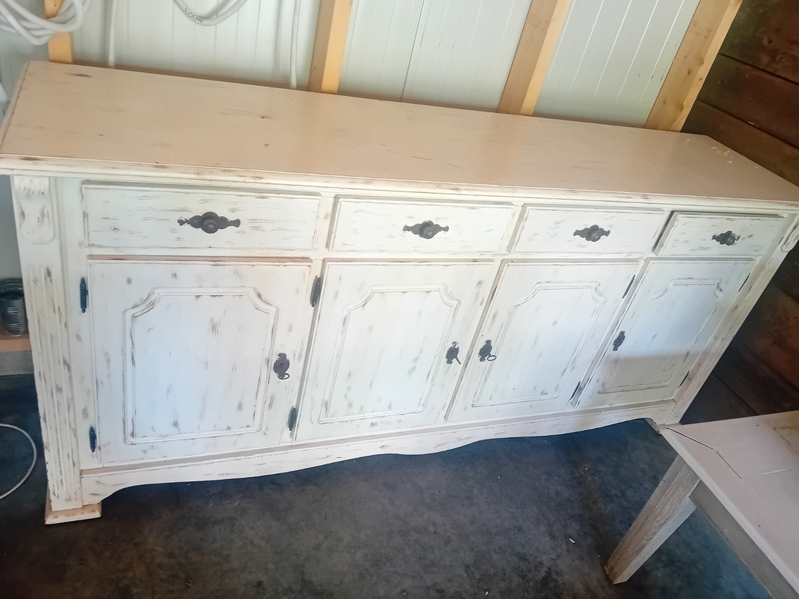 Brocante dressoir, Huis en Inrichting, Kasten | Dressoirs, Ophalen, Gebruikt, 25 tot 50 cm