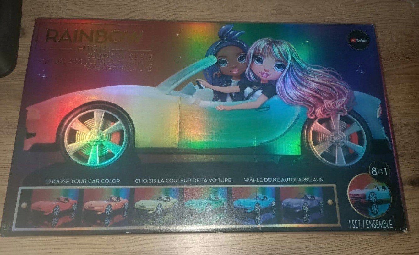 Rainbow High Color Change Auto met LED, Ophalen of Verzenden, Nieuw