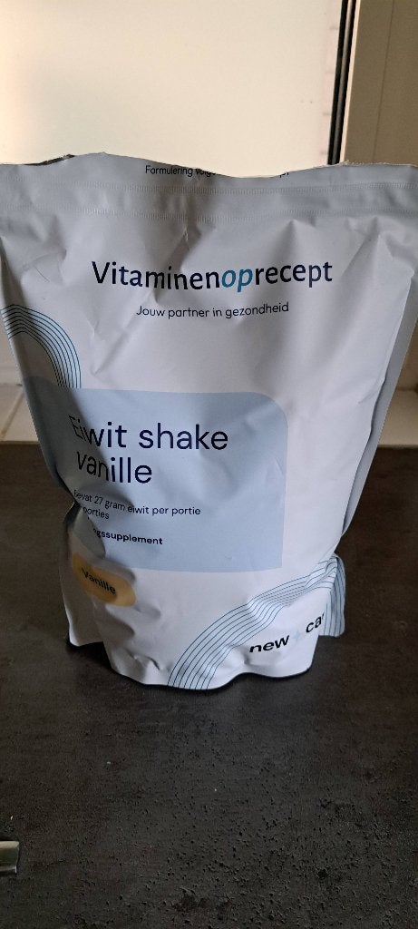 Eiwitshake vanille, Ophalen of Verzenden, Zo goed als nieuw