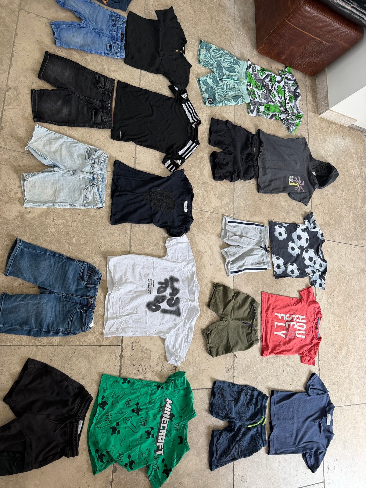 Grote kledingbundel jongens Zara, Adidas, H&M, Philipp Plein, Ophalen of Verzenden, Gebruikt, Overige maten
