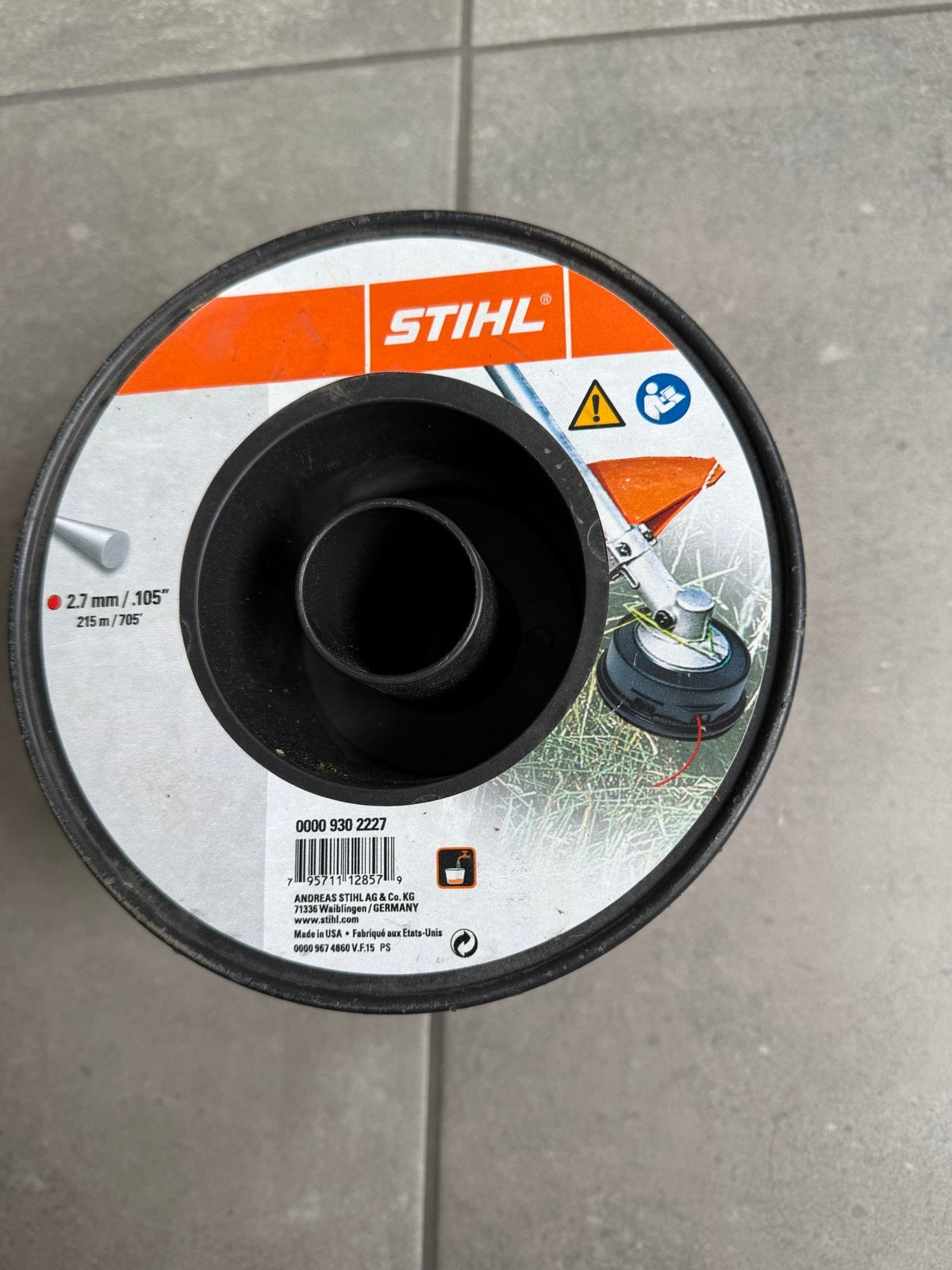 Stihl maaidraad 2.7 mm, 215 m, bosmaaierdraad, Ophalen of Verzenden, Nieuw