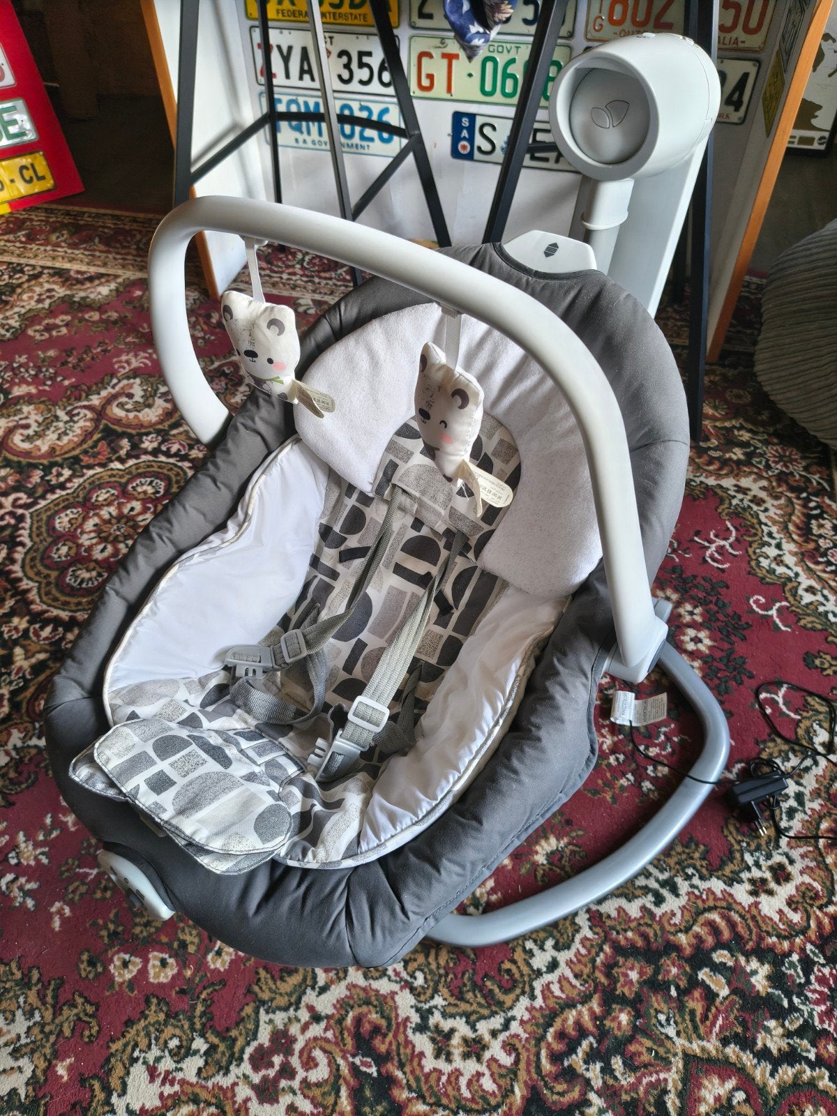 Joie baby swing, Kinderen en Baby's, Wipstoeltjes, Ophalen, Zo goed als nieuw, Overige merken, Verstelbaar
