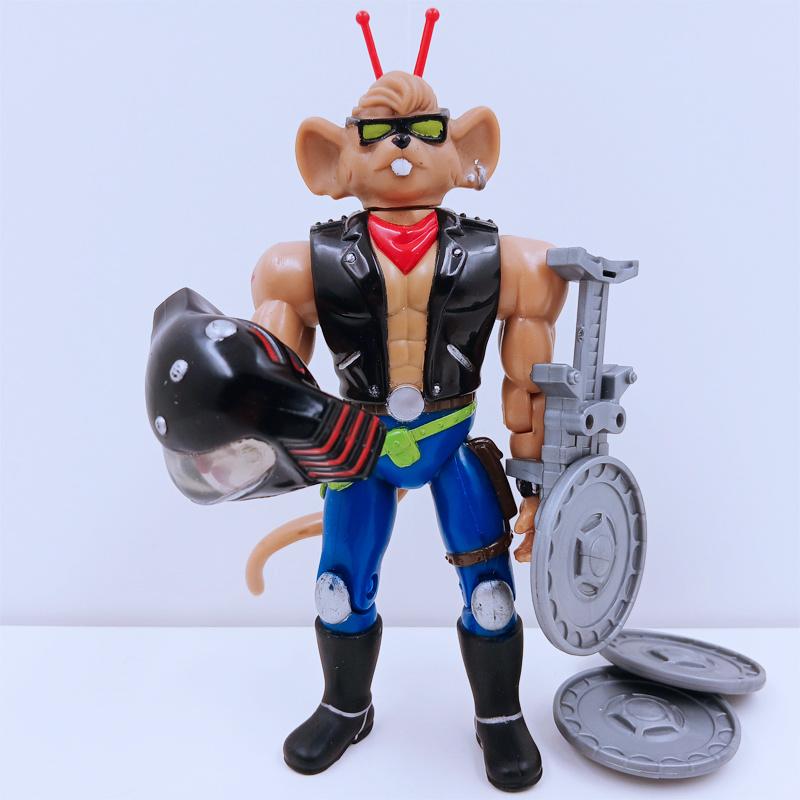 Biker Mice from Mars Throttle V1 Galoob 1993 Actiefiguur, Ophalen of Verzenden, Zo goed als nieuw