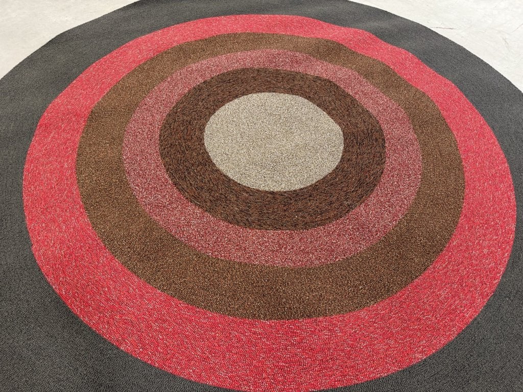 Nieuw Csrugs Circular Vloerkleed Wol Design Tapijt Rond 230, Rood, Csrugs, Ophalen of Verzenden, 200 cm of meer