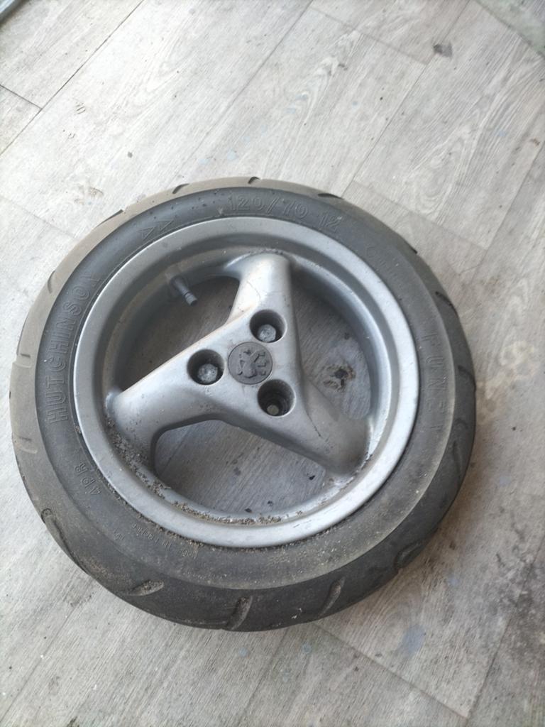 Peugeot Speedfight voorwiel met band, Ophalen of Verzenden, Gebruikt, Overige typen, Peugeot
