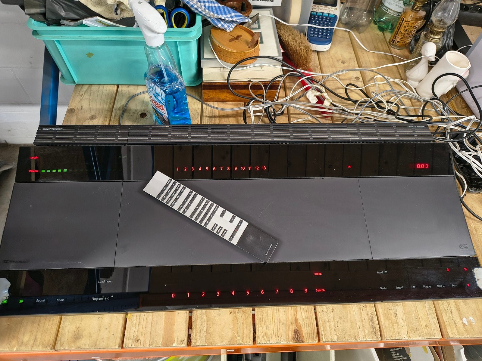 Bang & Olufsen Beocenter 8000, Ophalen