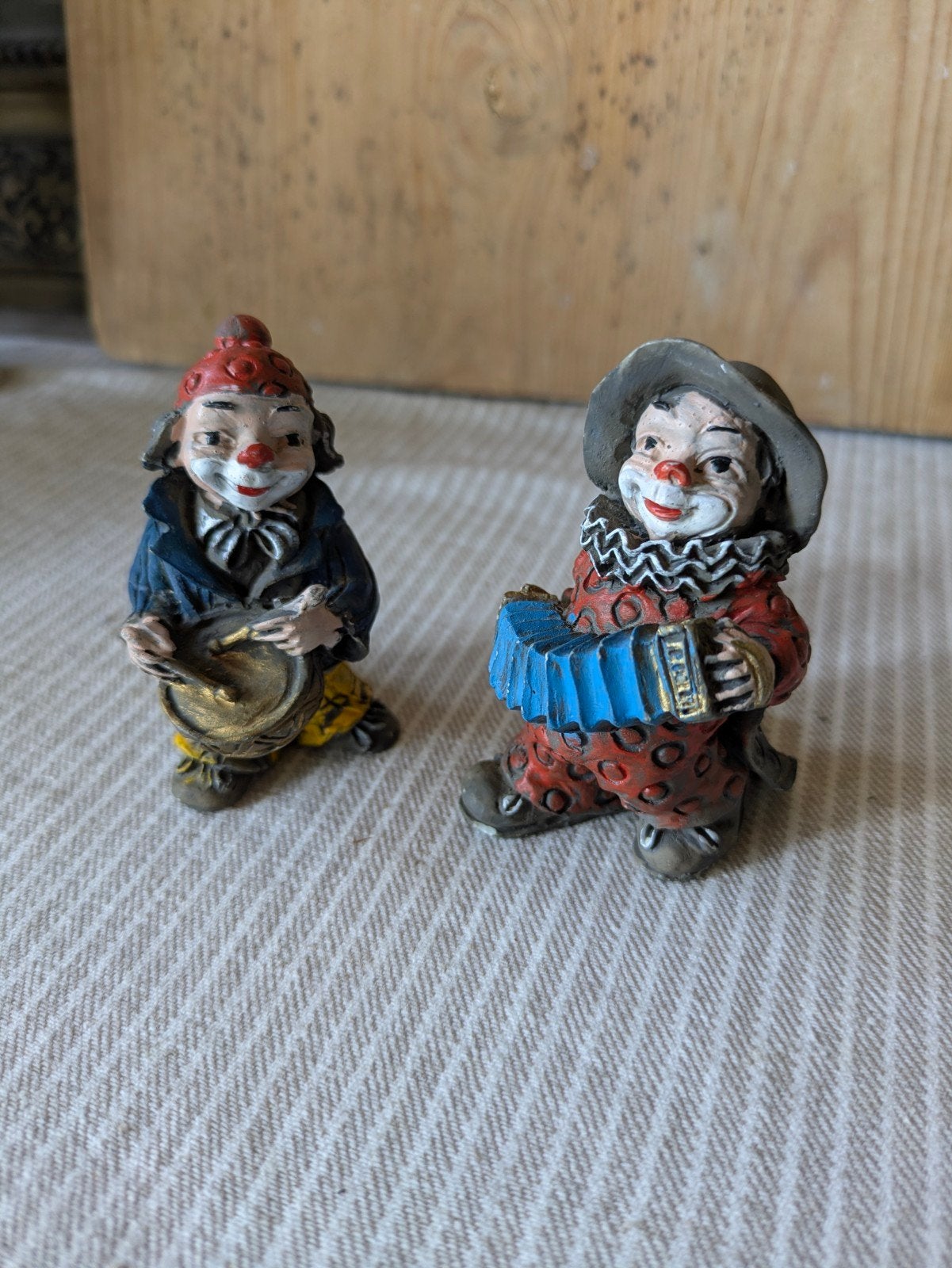 Vintage beeldjes Clown,  L. Toni, Verzamelen, Beelden en Beeldjes, Ophalen of Verzenden, Zo goed als nieuw