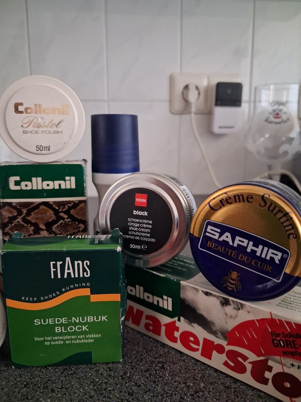 RETRO/VINTAGE SCHOENPOETSMIDDELEN PURE NOSTALGIE !, Ophalen of Verzenden, Huis en Inrichting