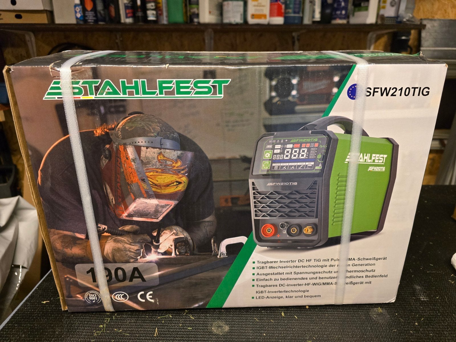 Nieuw lasapparaat Stahlfest, SFW210TIG, Duitse kwaliteit, Ophalen of Verzenden, Nieuw, 150 tot 250 ampère, Tig
