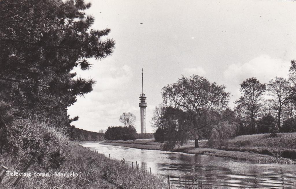 GA1724 Televisie toren Markelo Overijssel Goor gelopen 1967, Verzenden, 1960 tot 1980, Gelopen, Overijssel