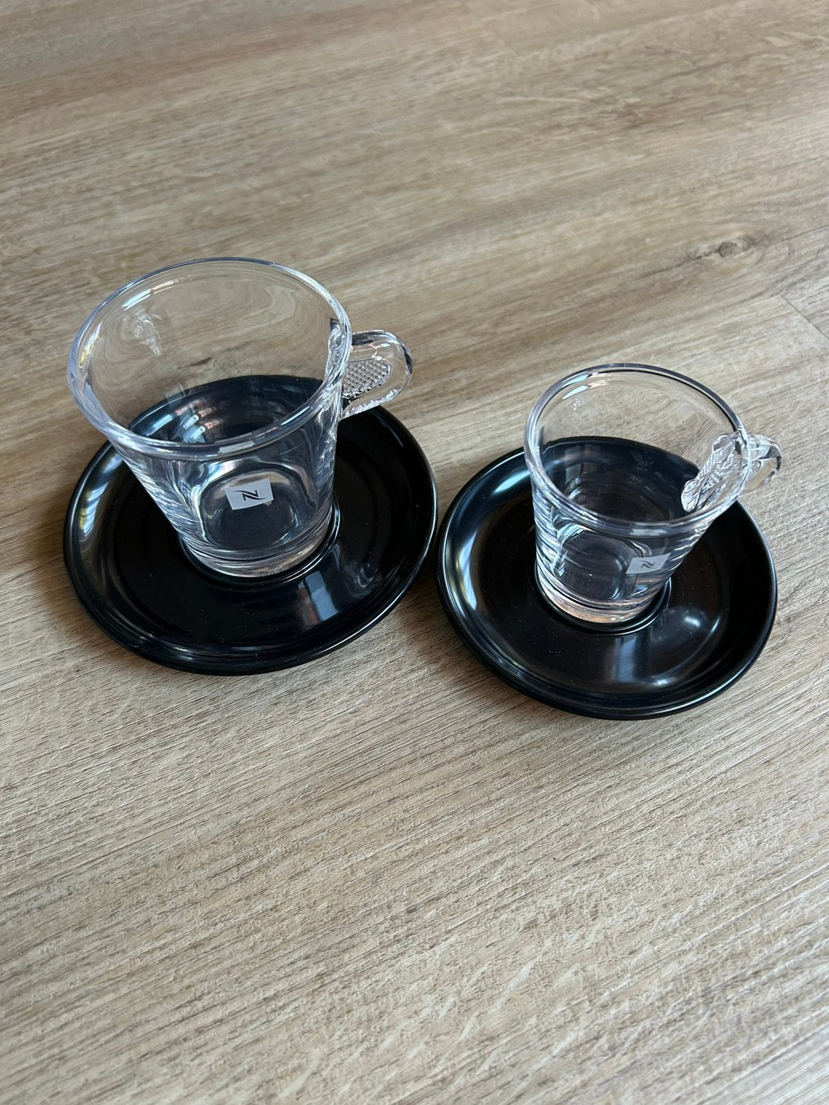 Nespresso stel lungo en espresso kop en schotel zgan, Overige merken, Ophalen of Verzenden, Overige stijlen, Kop(pen) en/of Schotel(s)