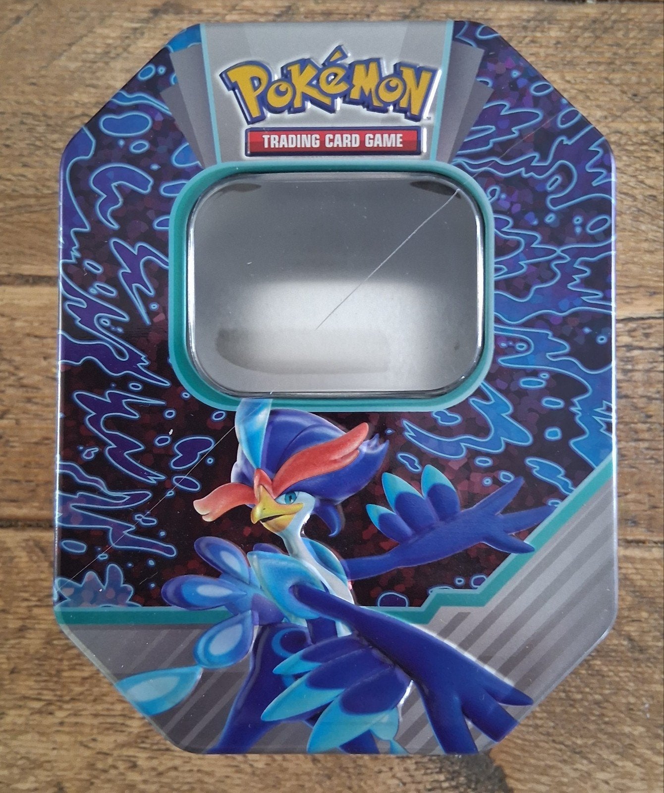 Pokémon TCG Tin Box met kaarten en accessoires, Ophalen of Verzenden, Gebruikt, Overige typen