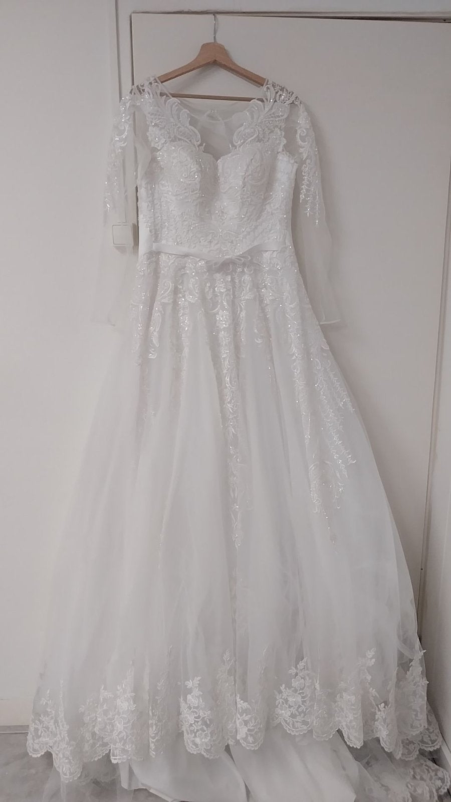 trouwjurk mermaid ballroom A line  Bruidsjurk, Kleding | Dames, Ophalen of Verzenden, Zo goed als nieuw, Wit, Trouwjurk