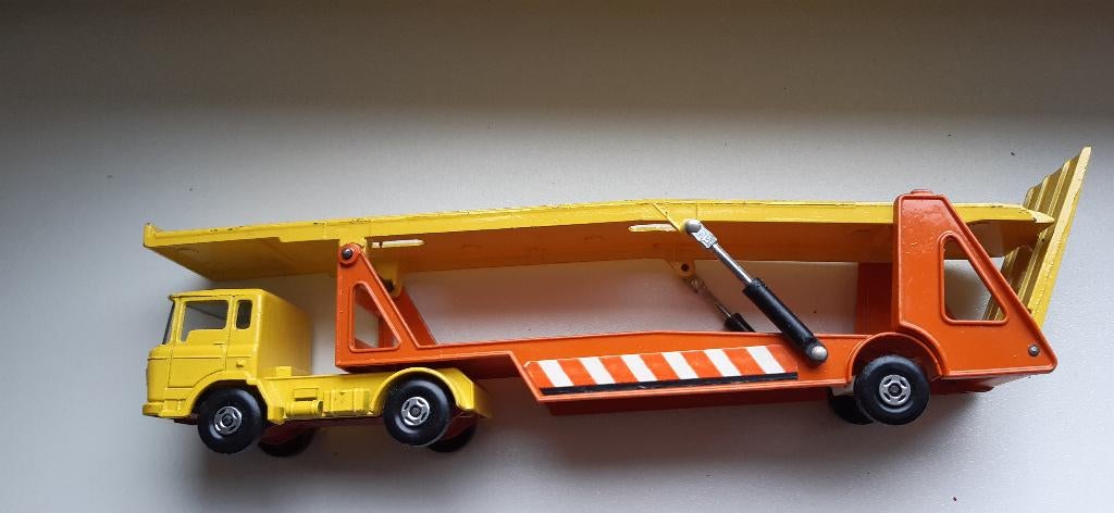 Oude  Matchbox  daf transpotter, Overige merken, 1:50 of kleiner, Auto, Ophalen of Verzenden