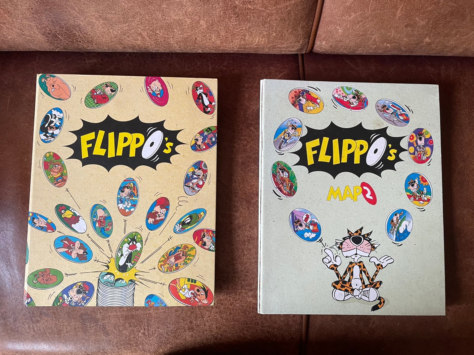 Twee Flippo albums de een vol de 2e ontbreken er wat, Ophalen of Verzenden, Map, Album of Poster