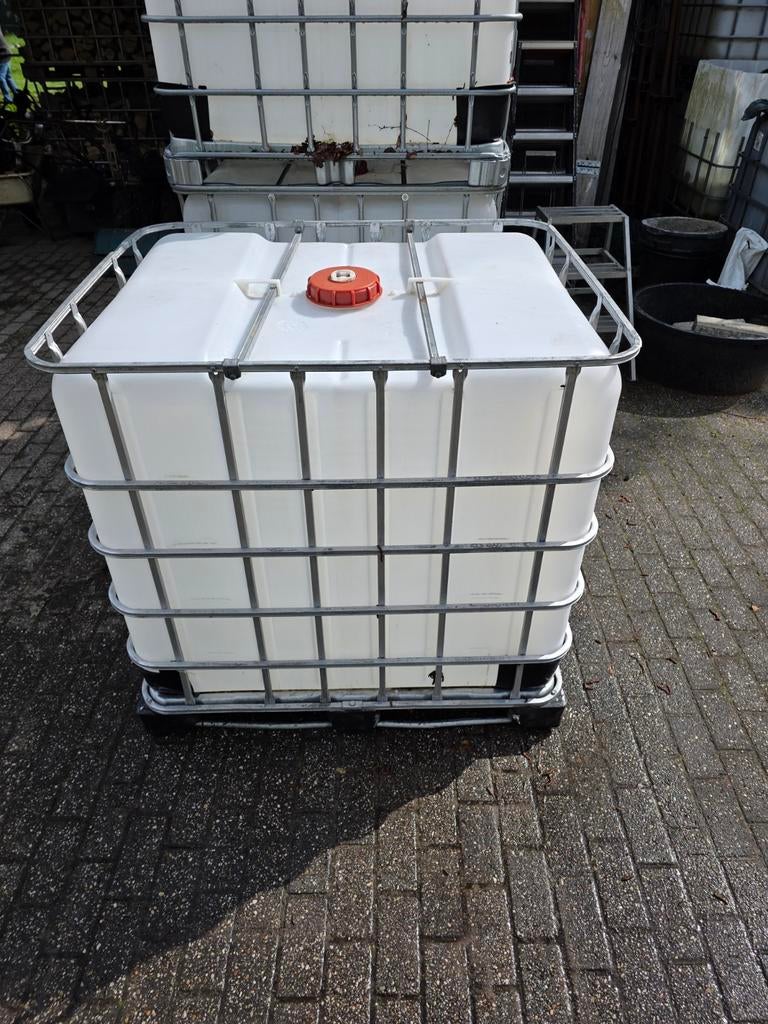 Schoongespoelde IBC vaten, regenton van 1000l, Tuin en Terras, Regentonnen, 150 liter of meer, Ophalen of Verzenden