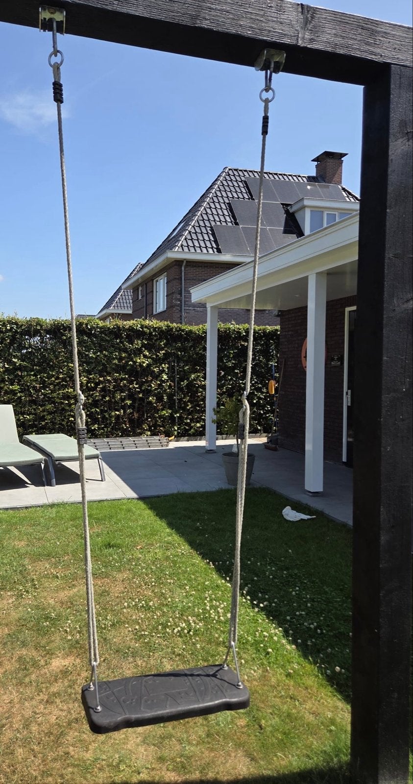 Schommelzitje met extra breed zitvlak - Zo goed als nieuw, Kinderen en Baby's, Speelgoed | Buiten | Speeltoestellen, Ophalen of Verzenden