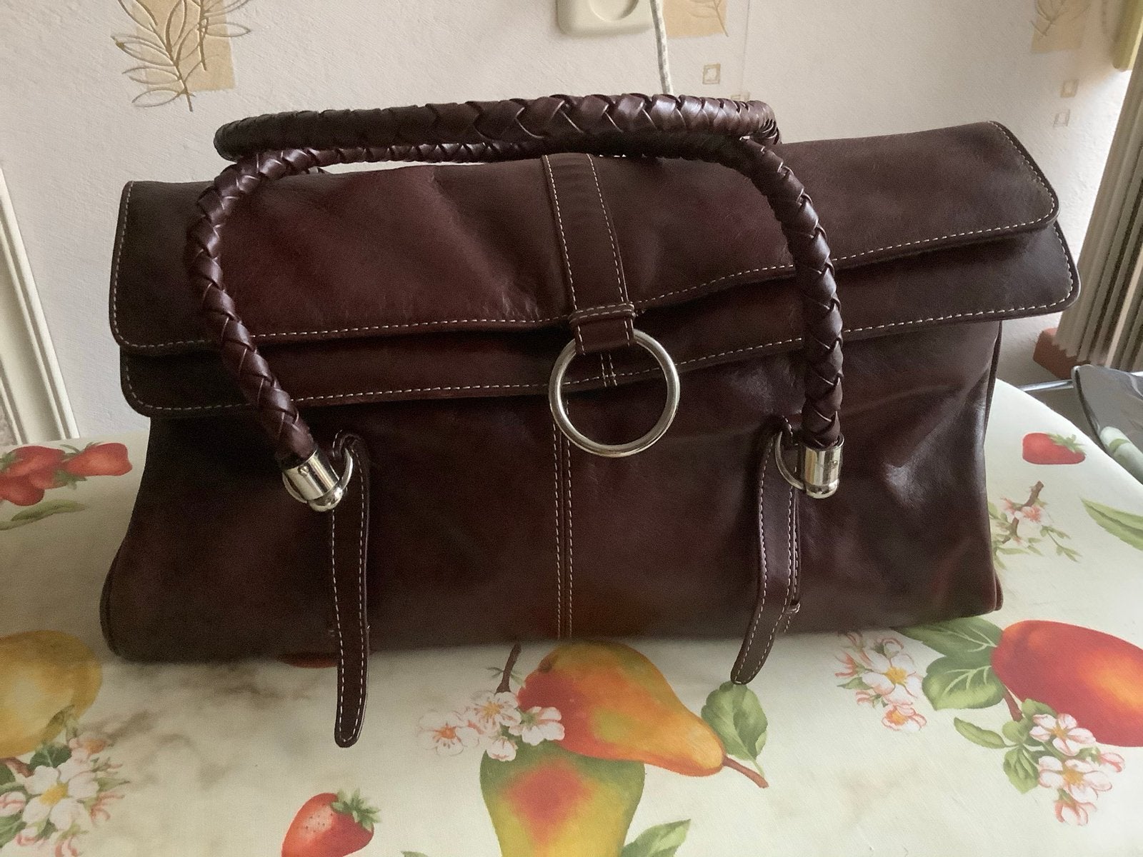 Tas.     Echt leder!, 40 tot 60 cm, Verzenden, Minder dan 35 cm, Zo goed als nieuw