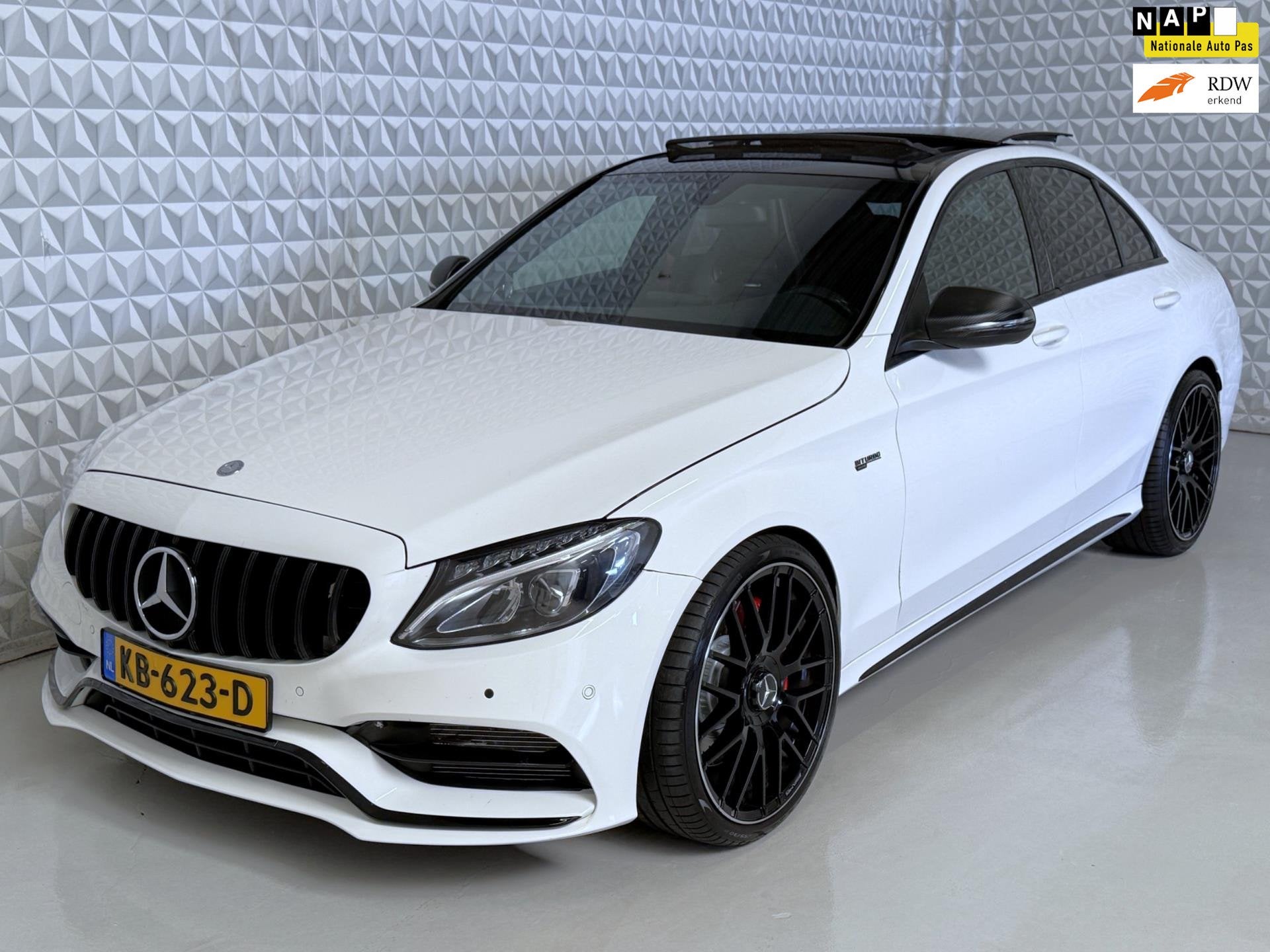Mercedes-Benz C-klasse 450 AMG 4MATIC C43 Schaalstoelen / PA, Auto's, 367 pk, Leder, Bedrijf, Vierwielaandrijving