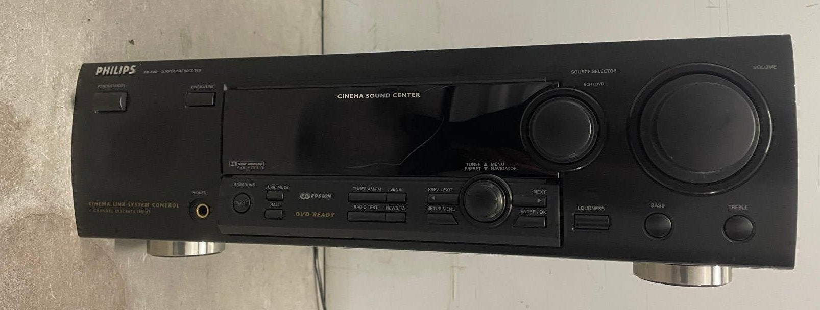 PHILIPS FR 740 cinema sound center fm/ am tuner surround 6_, Audio, Tv en Foto, Ophalen, Zo goed als nieuw, Philips