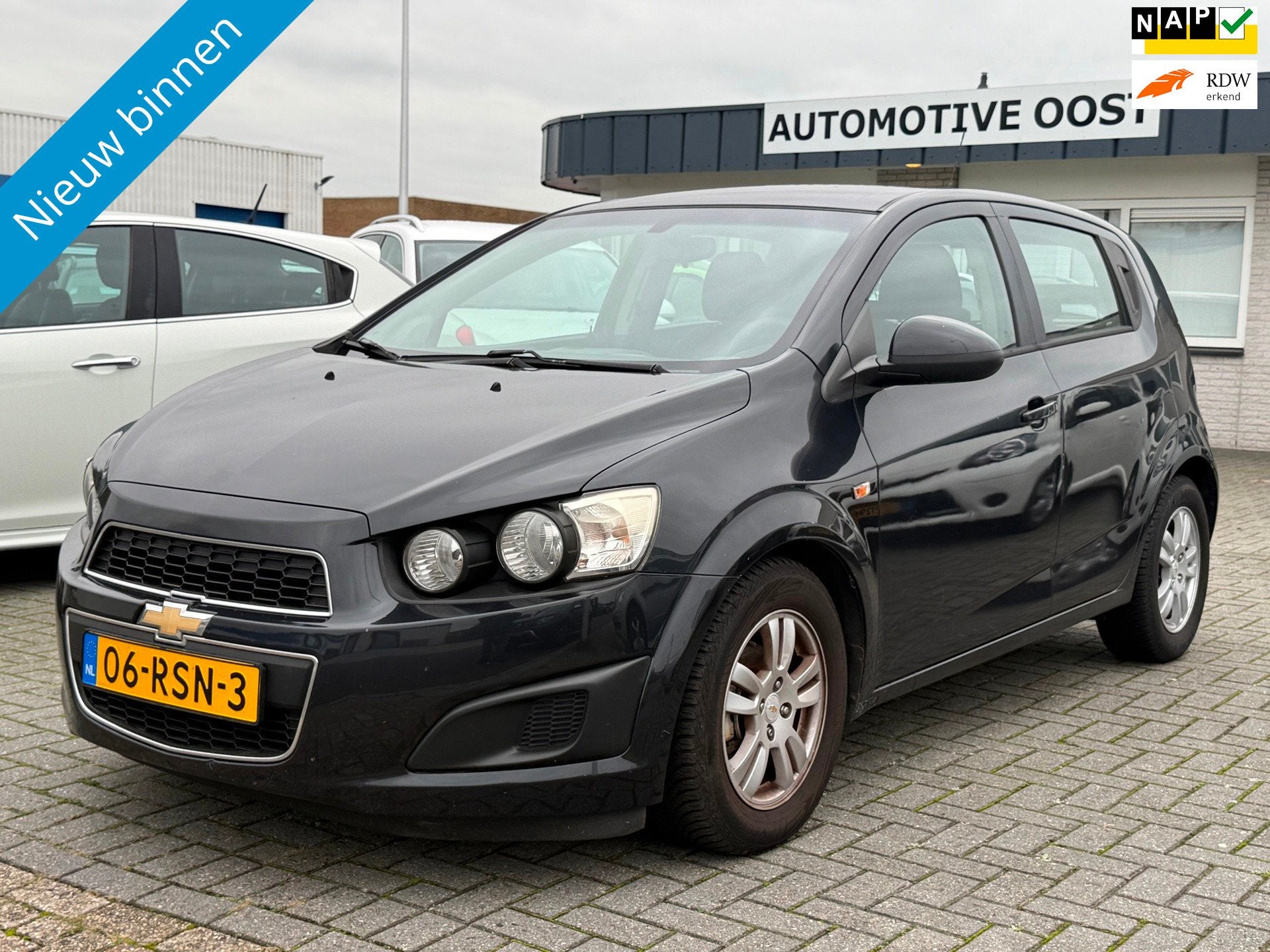 Chevrolet Aveo 1.2 LT Airco| LM Velgen|CruiseControl!, Auto's, Euro 5, 4 cilinders, 1229 cc, Zwart