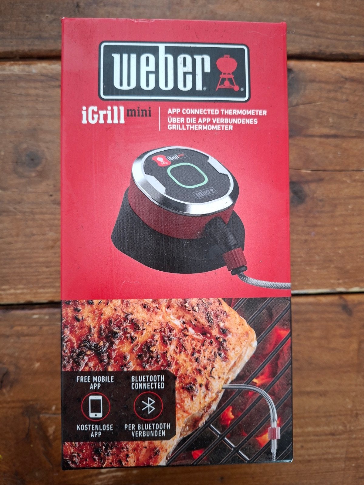 Weber iGrill Mini - App Gekoppelde Grillthermometer, Tuin en Terras, Ophalen of Verzenden, Nieuw, Weber