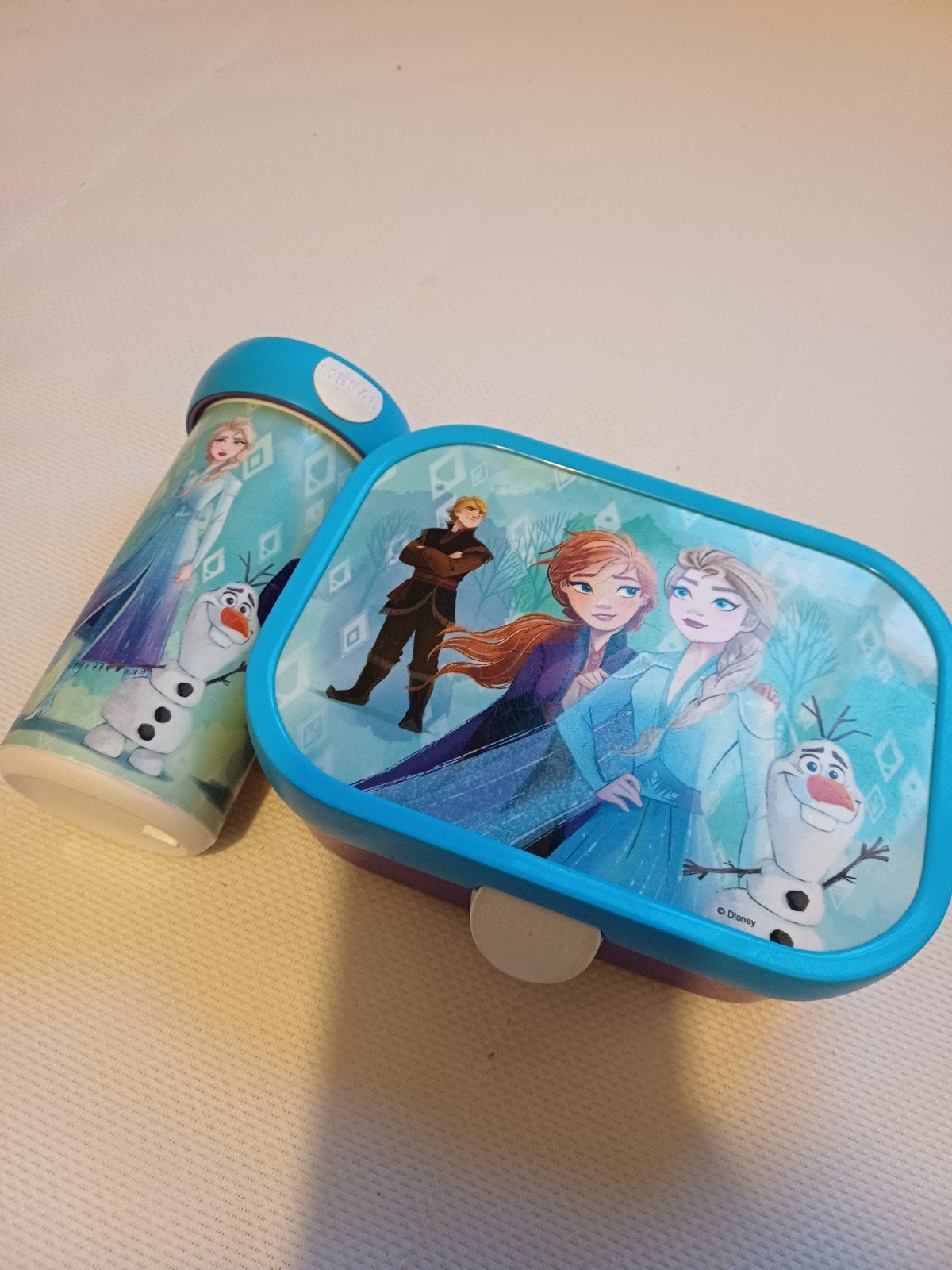 Frozen lunchbox en drinkbeker set, Ophalen of Verzenden, Gebruikt