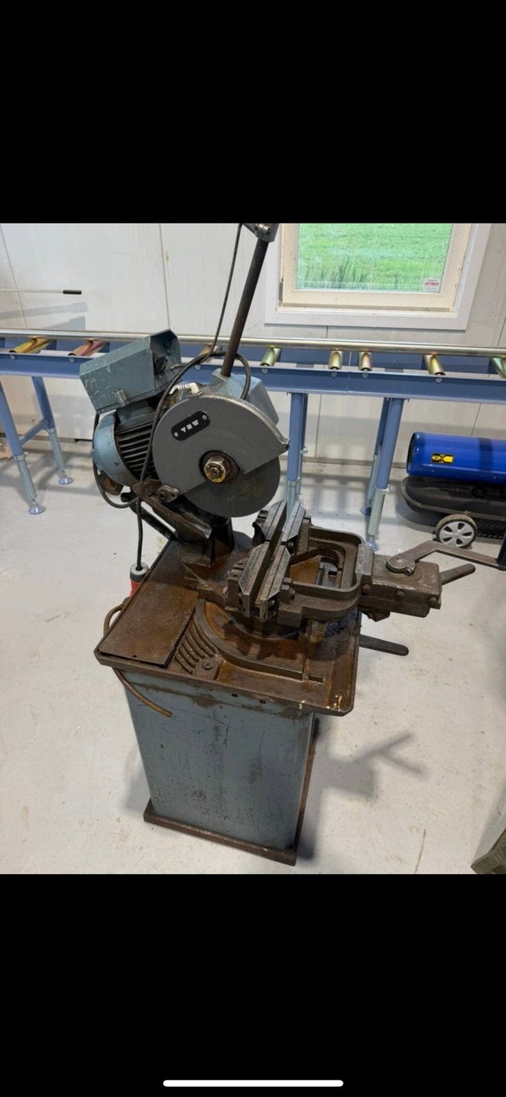 Afkortzaag metaal 400v, Doe-het-zelf en Verbouw, Gereedschap | Zaagmachines, Ophalen, 70 mm of meer, Zo goed als nieuw, Afkortzaag