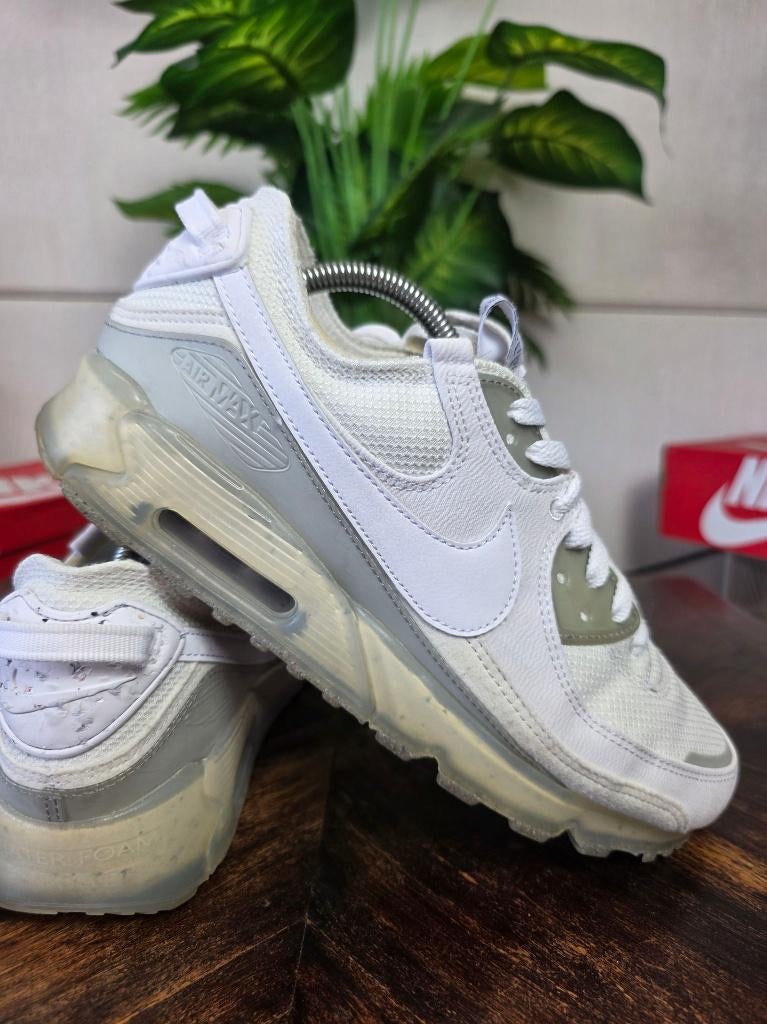Nike Air Max 90 Terrascape Triple White maat 43, Wit, Nike, Ophalen of Verzenden, Nike