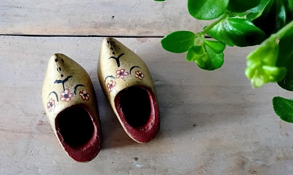 Kleine houten klompjes - mini klompen - klomp - hout, Ophalen of Verzenden