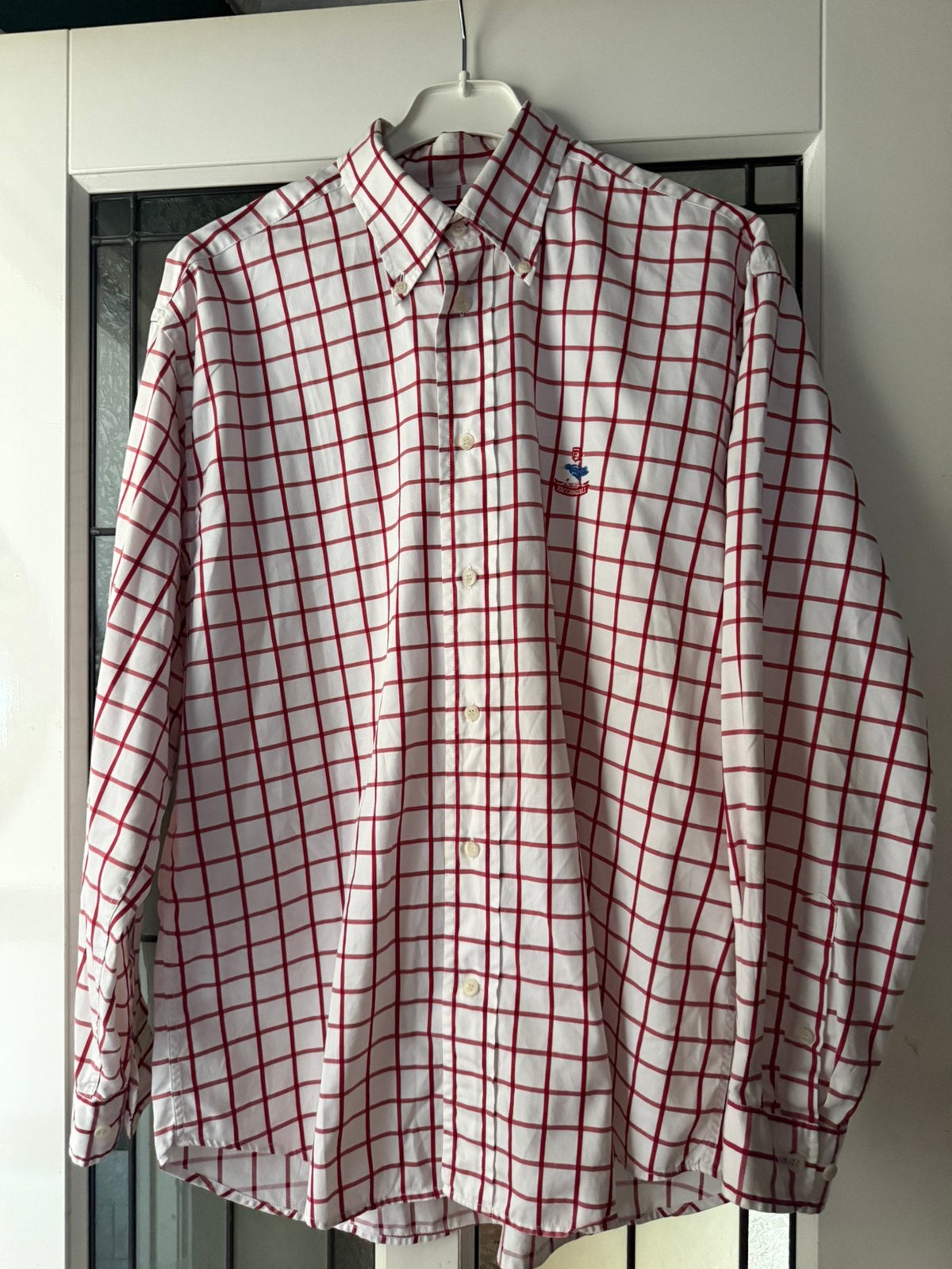 Vintage Façonnable Overhemd Geruit (Maat L )(2006), Kleding | Heren, Verzenden, Zo goed als nieuw, Overige kleuren, Halswijdte 41/42 (L)