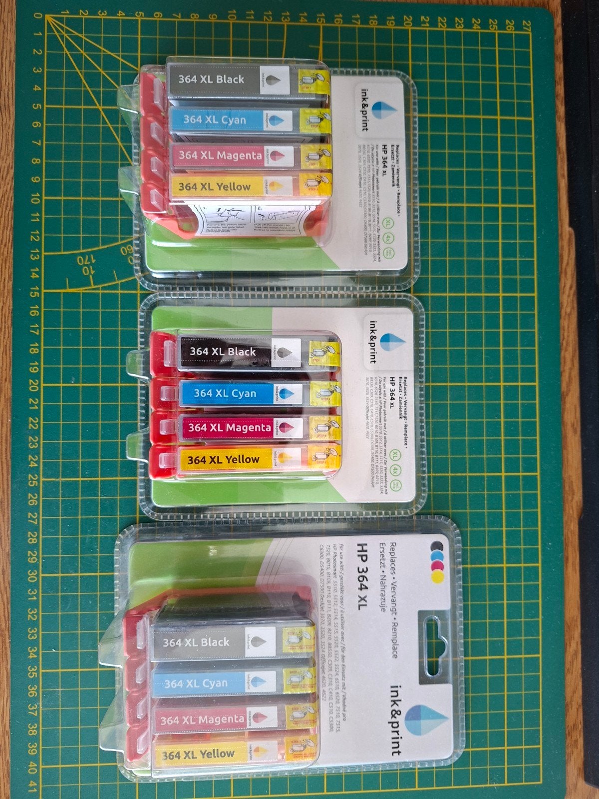 HP inktcardridges 364 XL ( 3 sets ), Ophalen