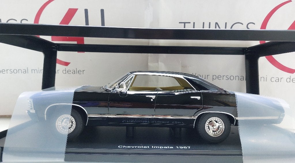 MCG 1:18 Chevrolet Impala 1967 zwart nieuw in verpakking, Ophalen of Verzenden, Nieuw, Auto, Overige merken