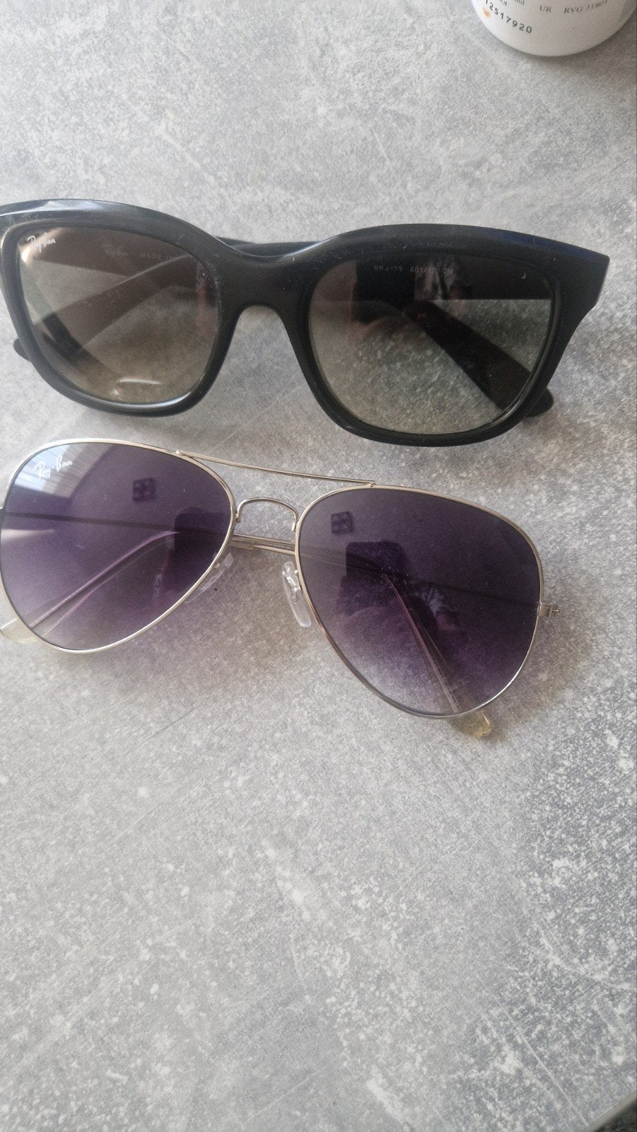 Twee Ray-Ban zonnebrillen, Gebruikt, Zonnebril, Zwart, Ophalen of Verzenden