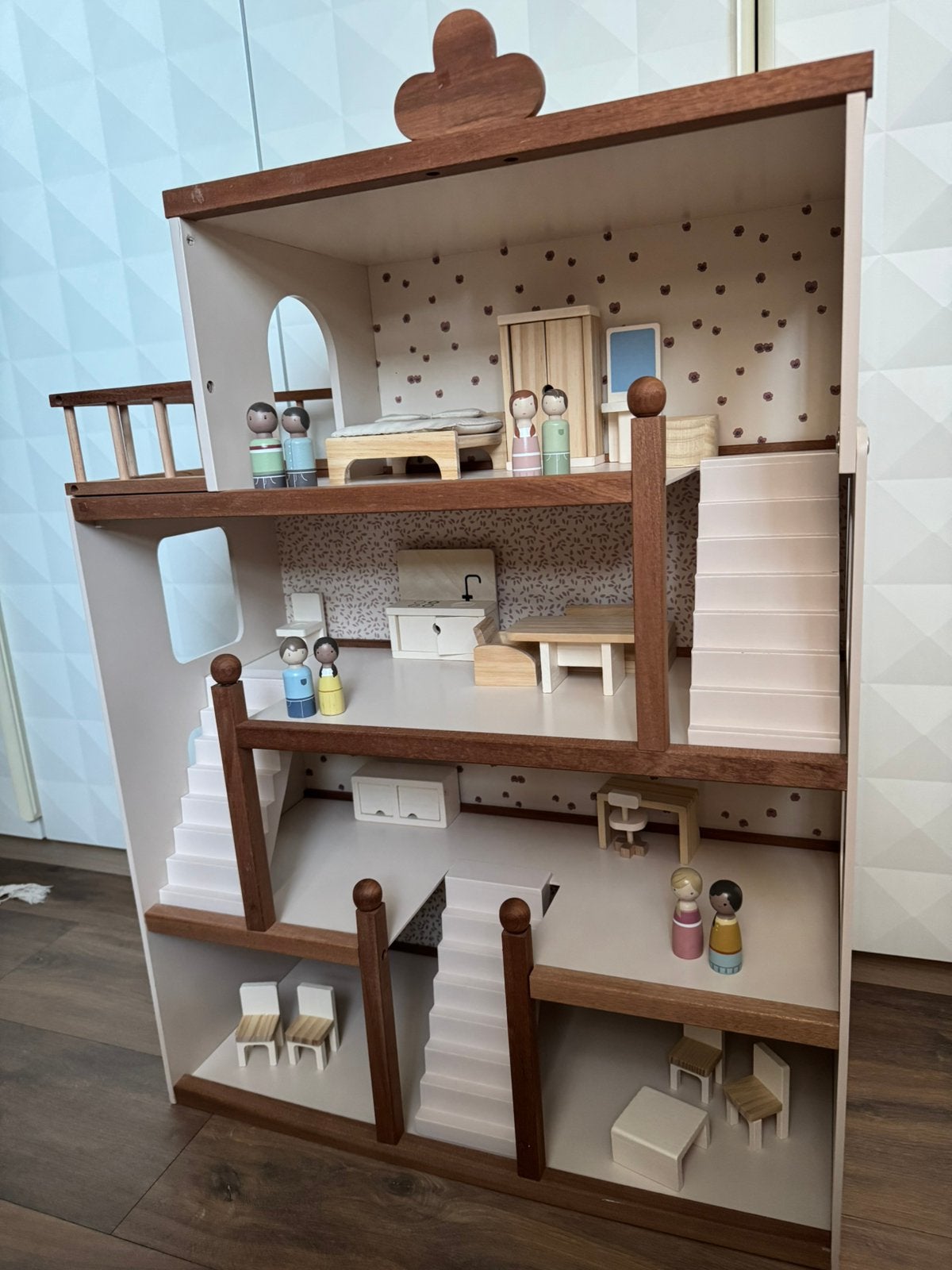 Poppenhuis Petite Amelie, Ophalen, Zo goed als nieuw, Poppenhuis